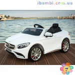 Машина S-63 Mercedes, мягкие колеса EVA, белый